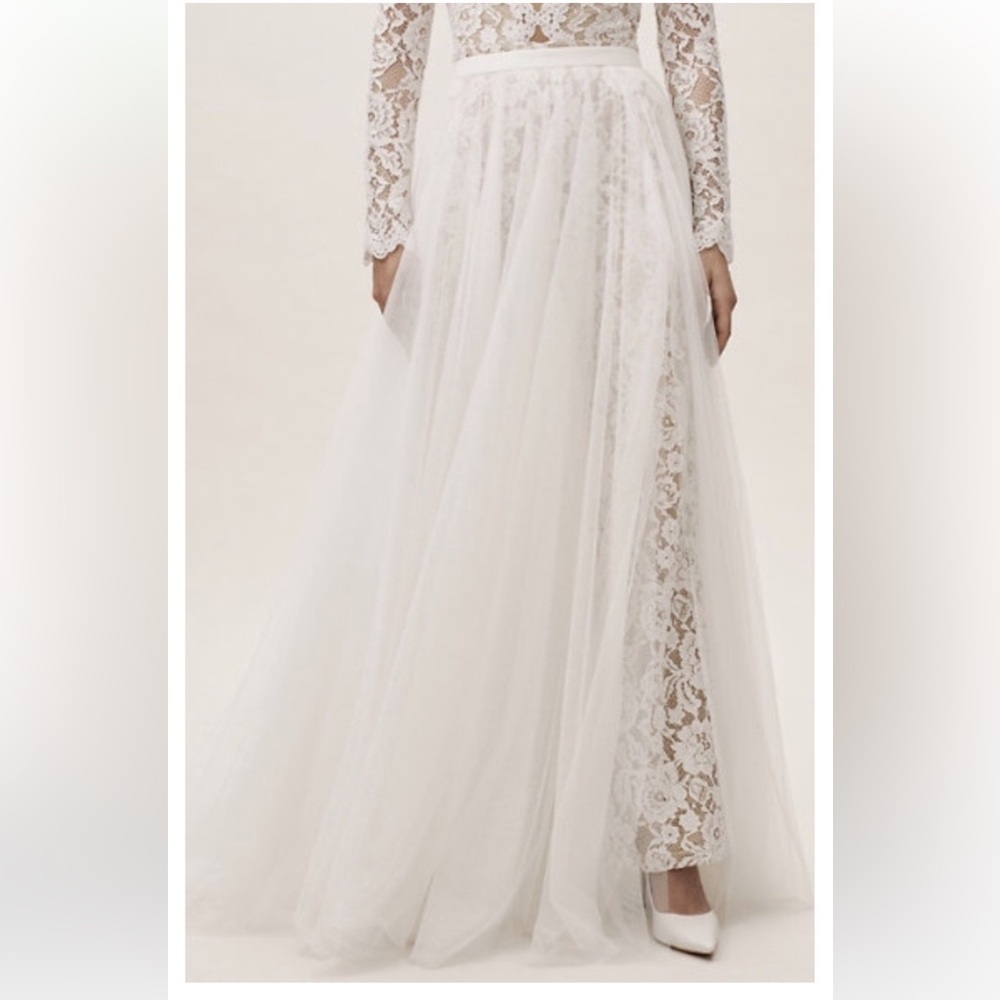 Jenny by Jenny Yoo Tulle Overskirt Size S - Picture 5 of 16